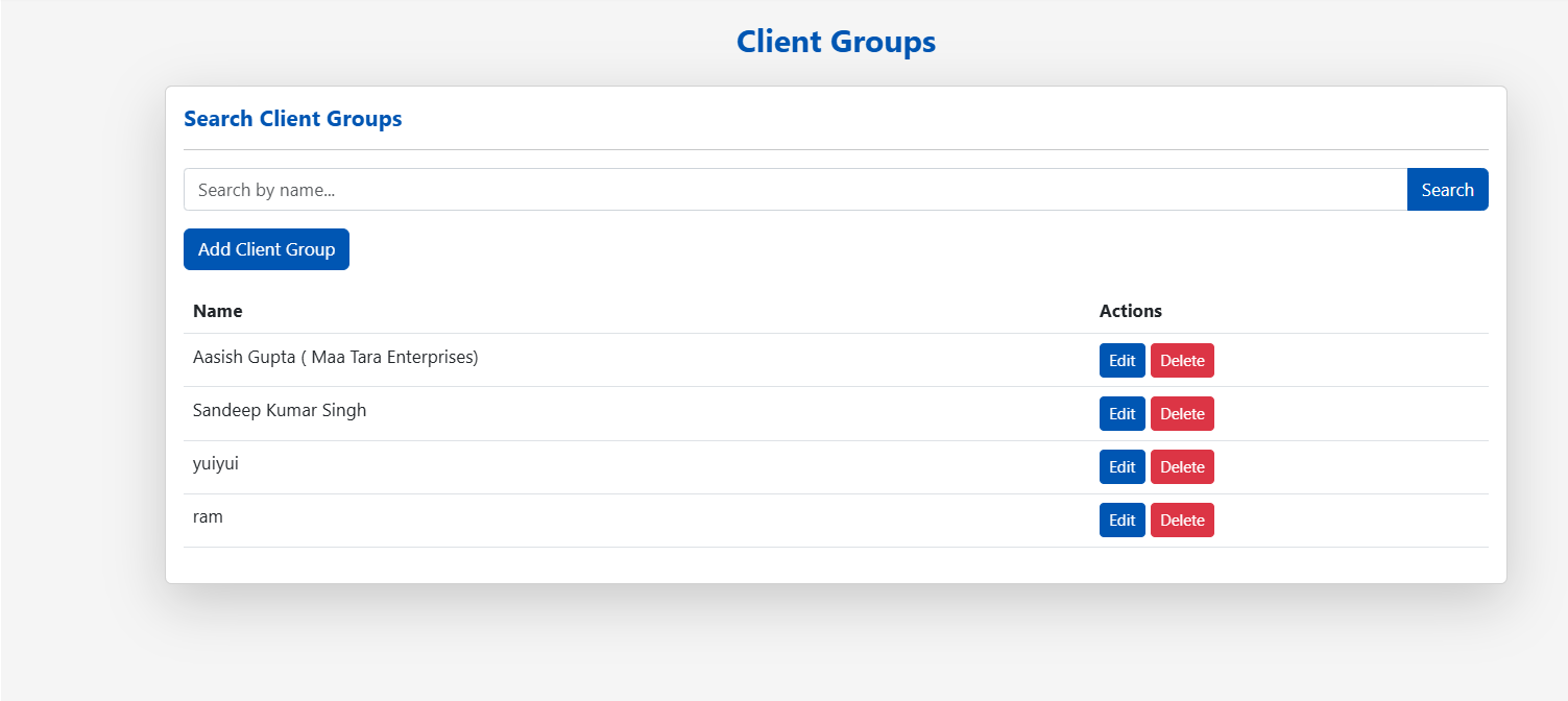 Client Group