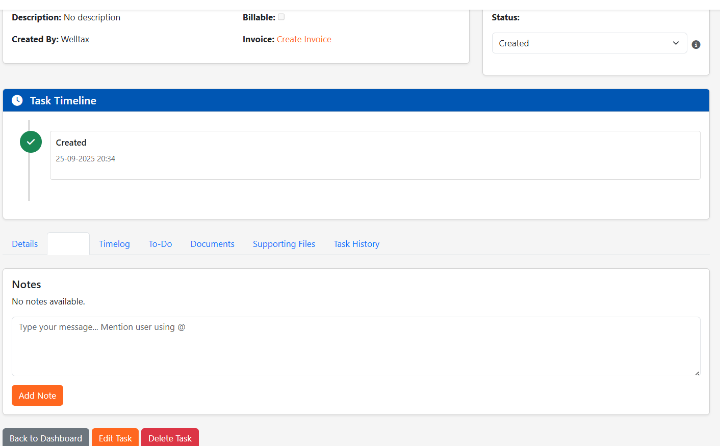 Comments and Notes Feature
